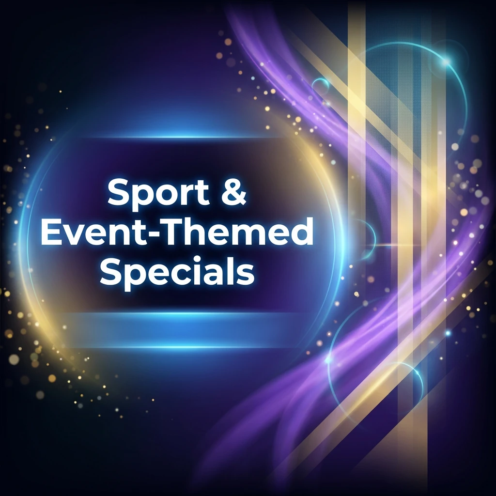 Sport & Event-Themed Specials Sport & Event-Themed Specials