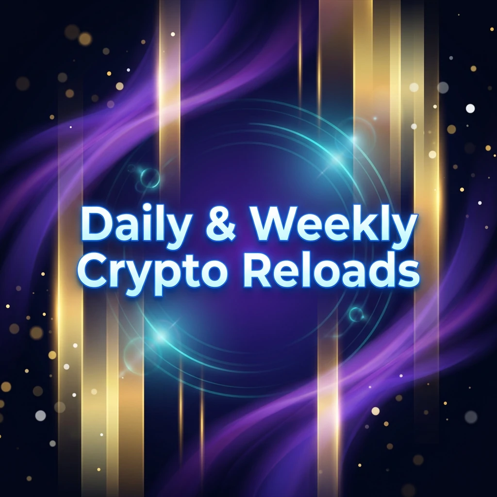 Daily & Weekly Crypto Reloads Daily & Weekly Crypto Reloads